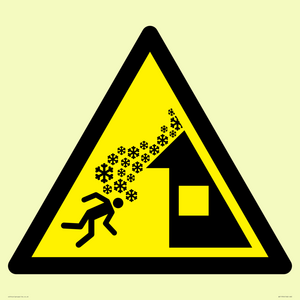 W040 Warning: Roof avalanche